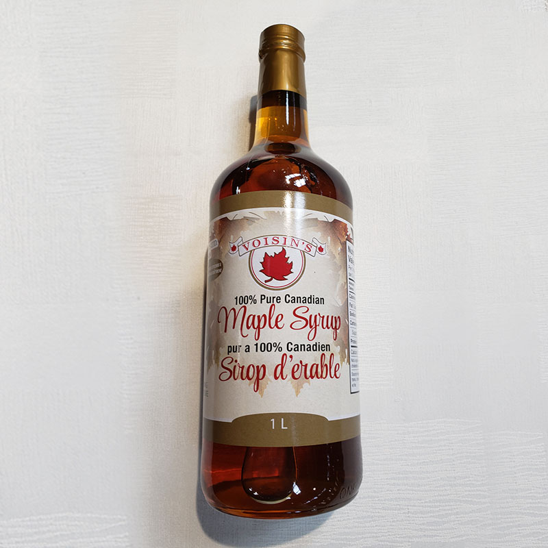 amber maple syrup 1L whiskey glass