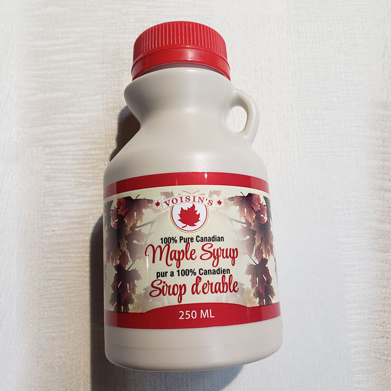 dark maple syrup 250ML plastic jug