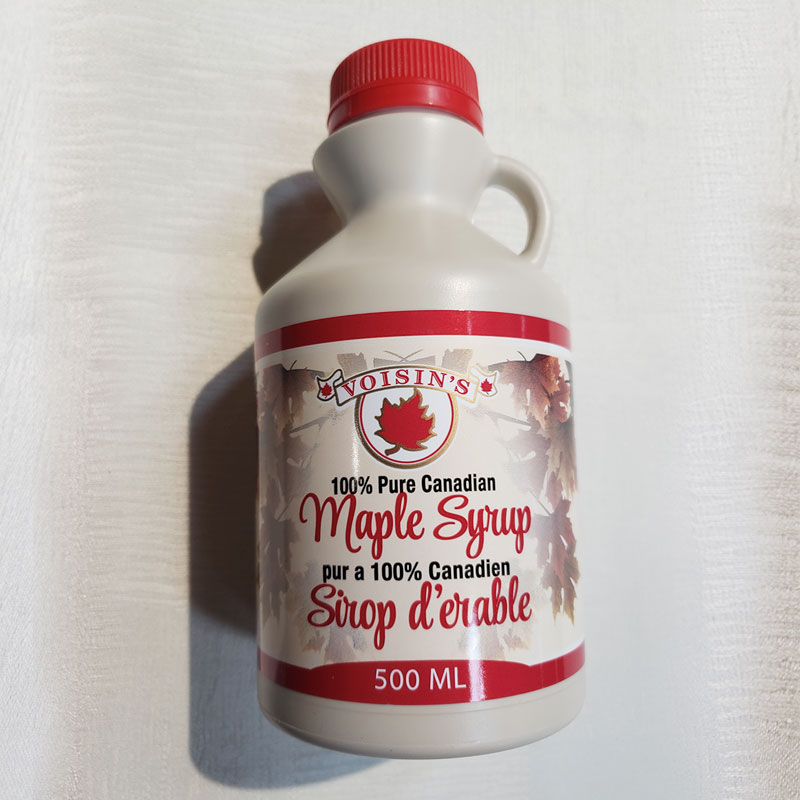 dark maple syrup 500ML plastic jug