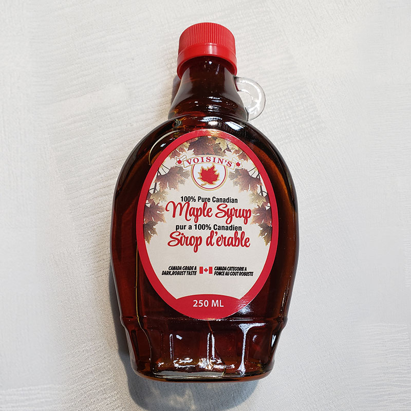 dark maple syrup 250ML glass jug