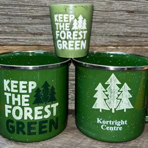 Kortright Centre Keep The Forest Green Shot Glass