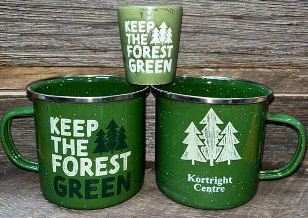 Kortright Centre Keep The Forest Green Shot Glass