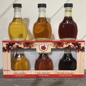 3 Grade 100% Canadian Maple Syrup Sample Pack
