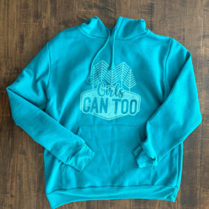 Girls Can Too Sweatshirt Adult L